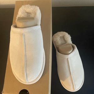 UGG Pearle Faux Fur Lined Scuff Slipper